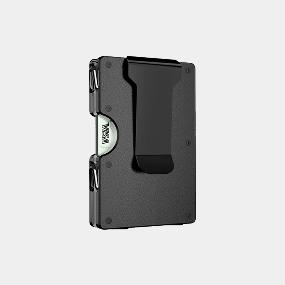 Custom Engraved Pivot Wallet | Slim Metal Card Wallet with Patented Hinge Design