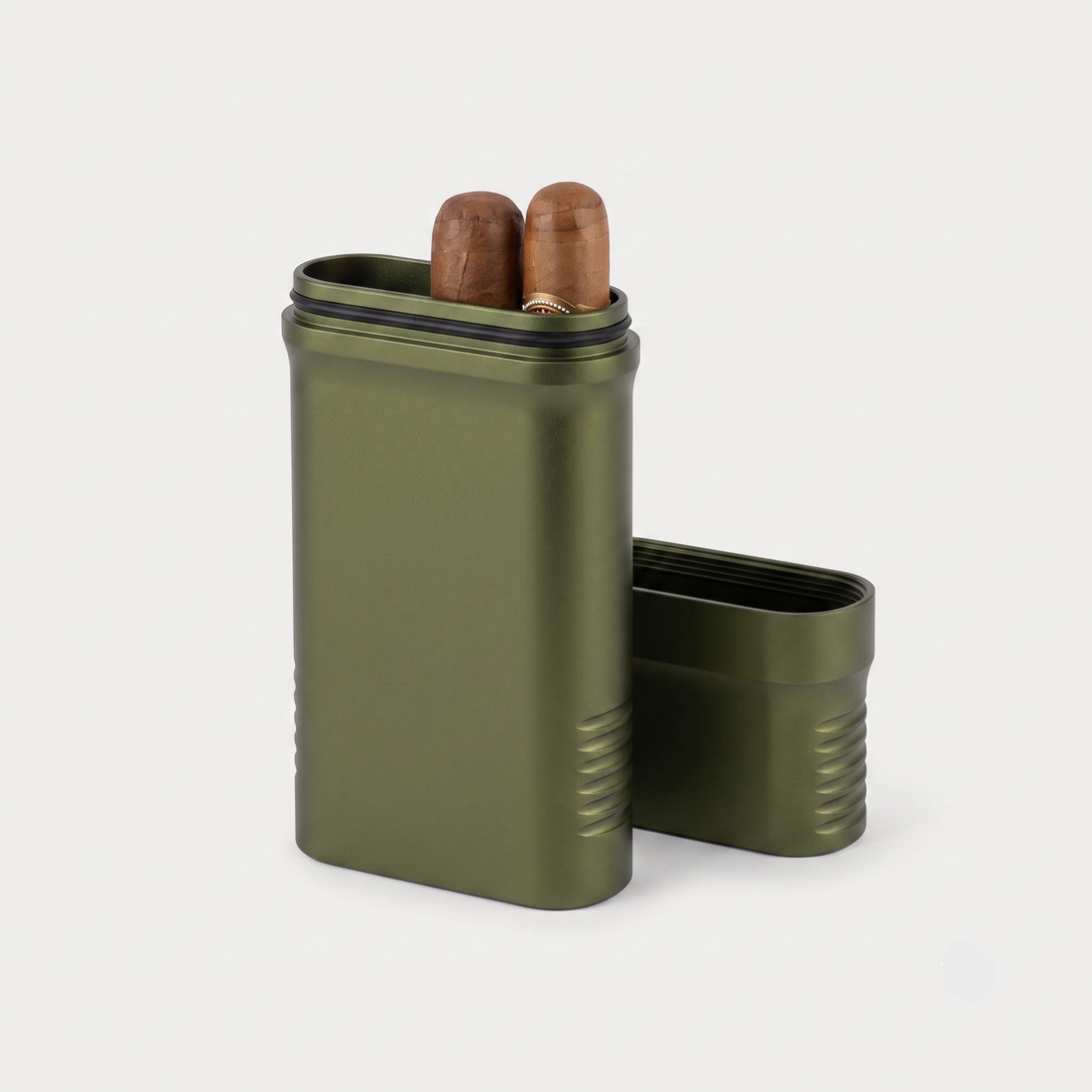 Deckhouse Char | Solid Aluminum 3-Cigar Tube