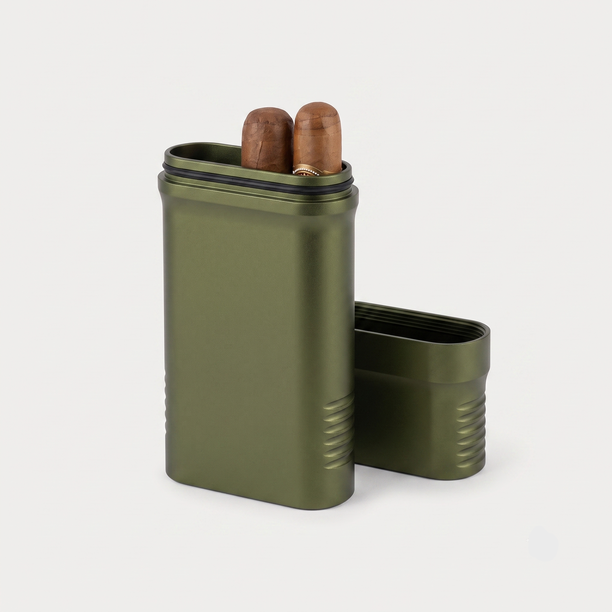 Custom Deckhouse Char | Solid Aluminum 3-Cigar Tube