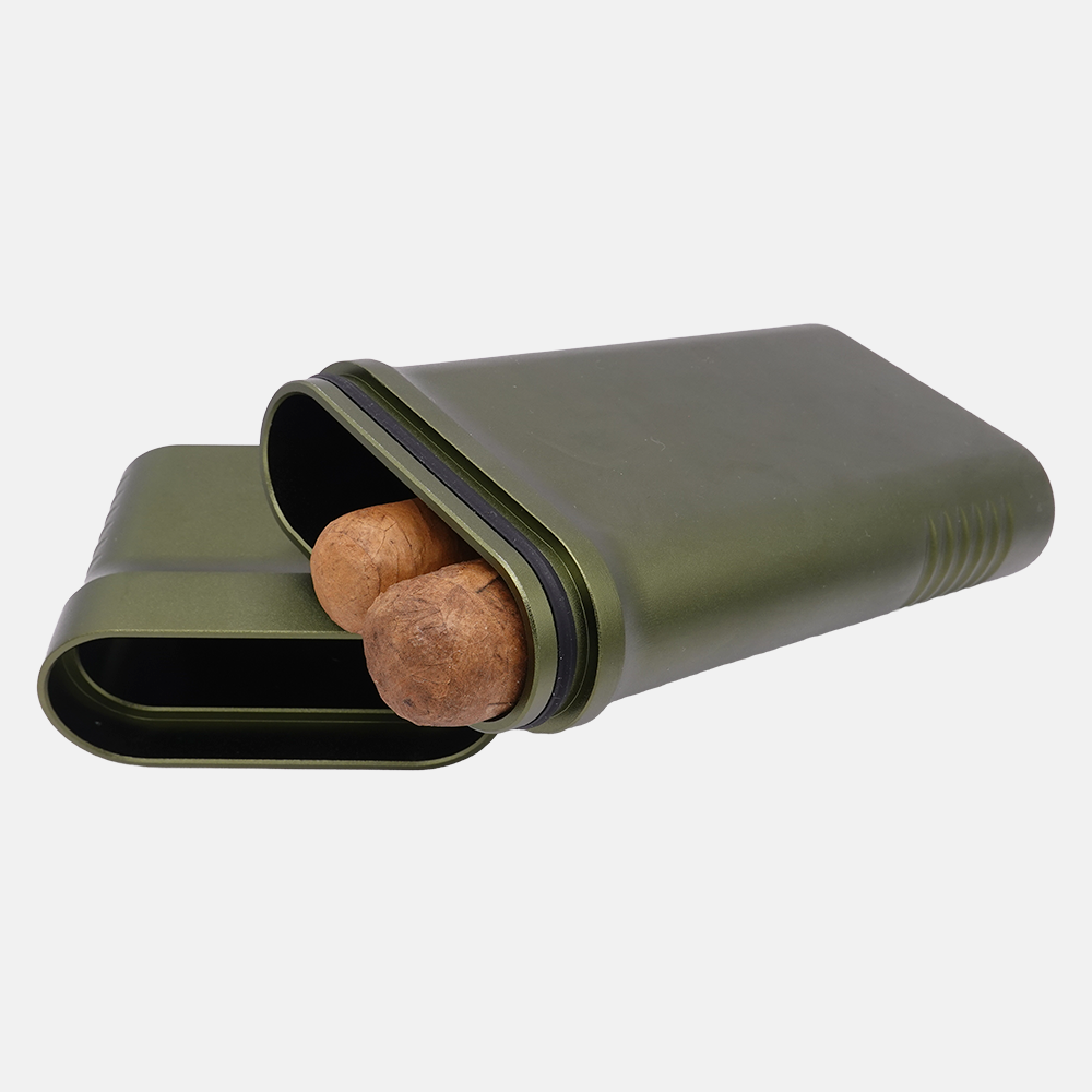 Custom Deckhouse Char | Solid Aluminum 3-Cigar Tube