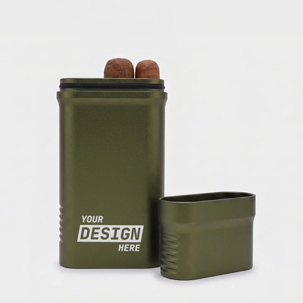 Custom Deckhouse Char | Solid Aluminum 3-Cigar Tube