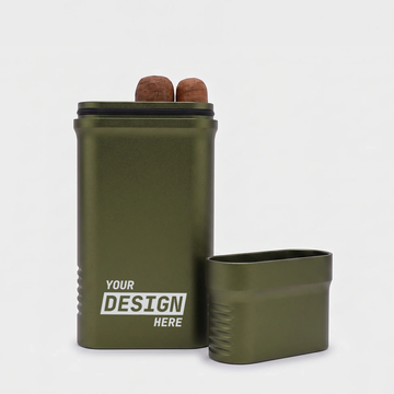 Custom Deckhouse Char | Solid Aluminum 3-Cigar Tube