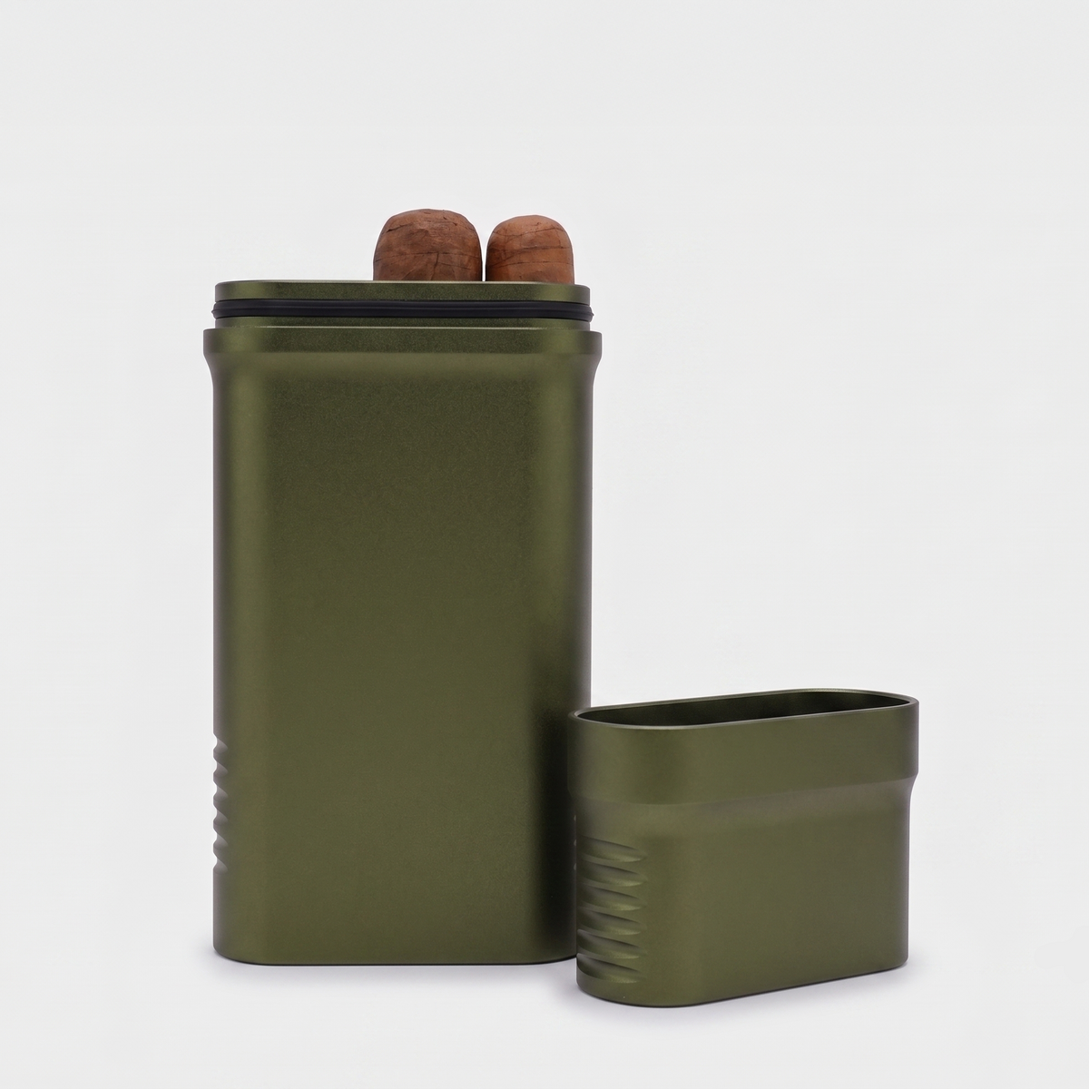 Deckhouse Char | Solid Aluminum 3-Cigar Tube