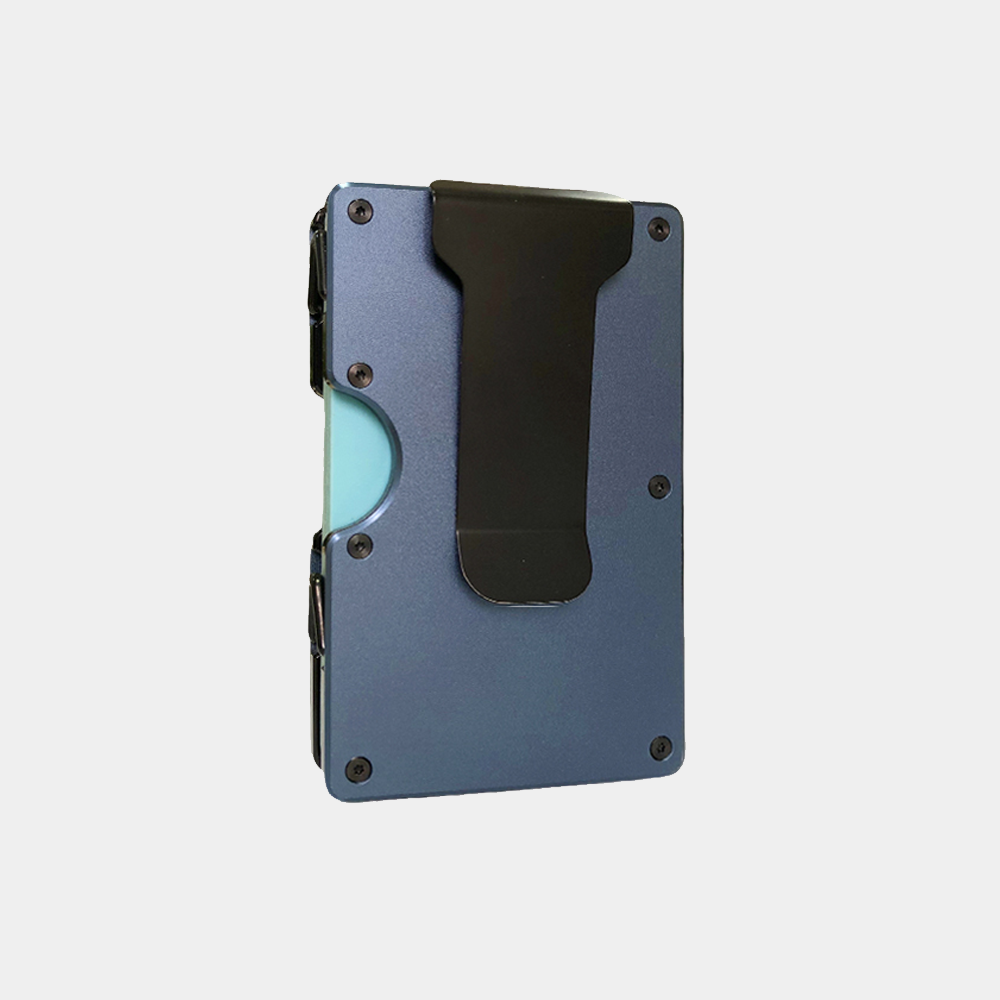 Custom Engraved Pivot Wallet | Slim Metal Card Wallet with Patented Hinge Design